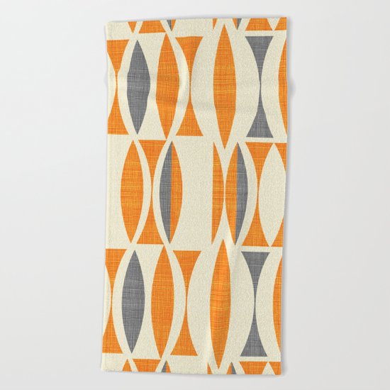 Seventies orange Beach Towel