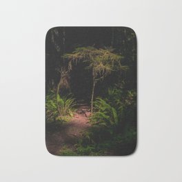 Youth - Giant California Redwood Sapling Bath Mat | Sunlit, Woodland, Color, Forest, Babytree, Westcoast, Sequoia, California, Baby, Plants 