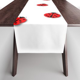 Many Ladybugs Table Runner
