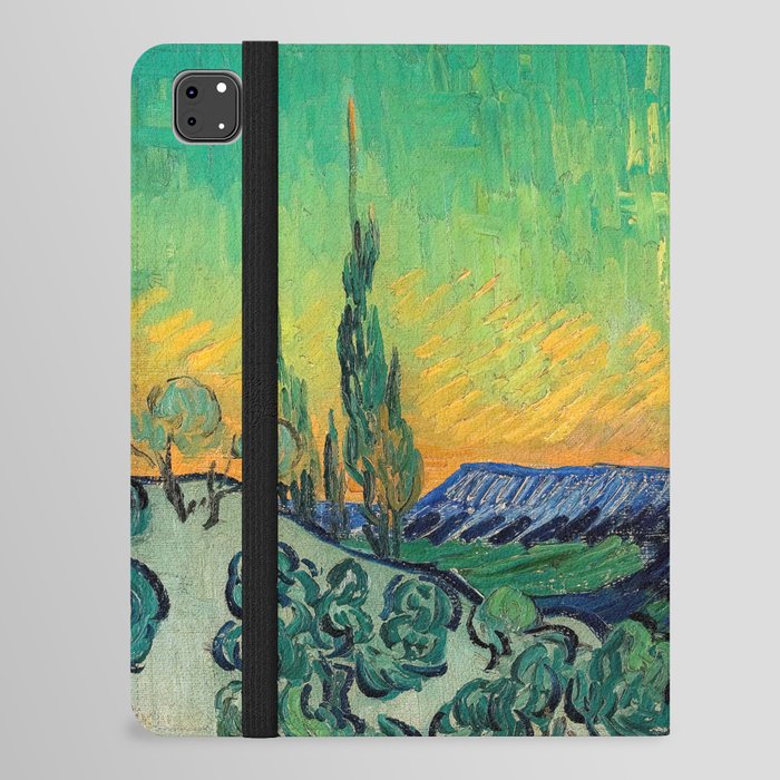 Vincent van Gogh - Moonlit Landscape with Couple Walking iPad Folio Case