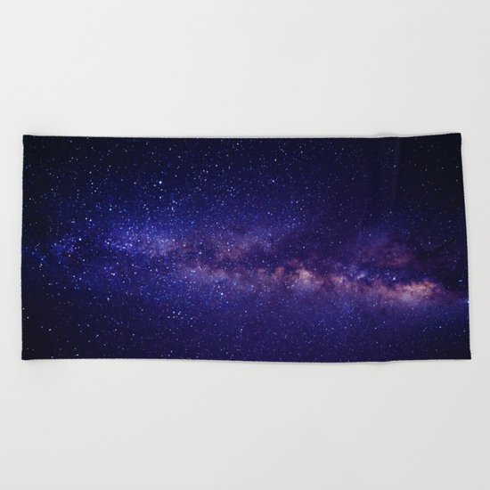 Summer Shore Galaxy Beach Towel