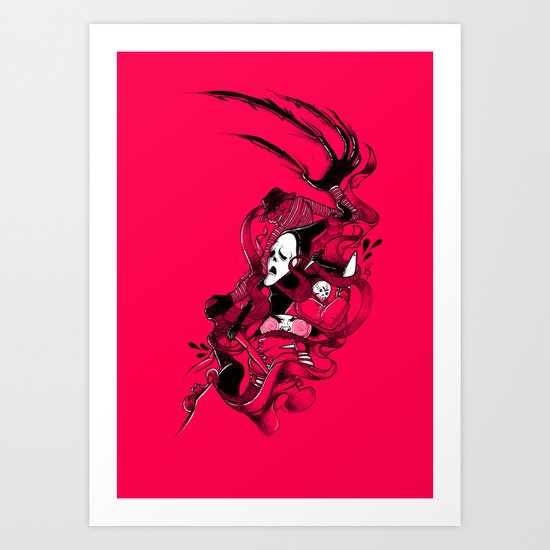 DRESS TO KILL Art Print