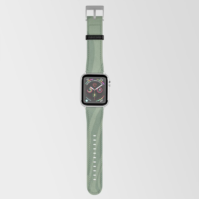 Abstract Swirl Marble (sage green) Apple Watch Band