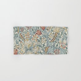 William Morris Vintage Golden Lily Soft Slate & Manilla Hand & Bath Towel