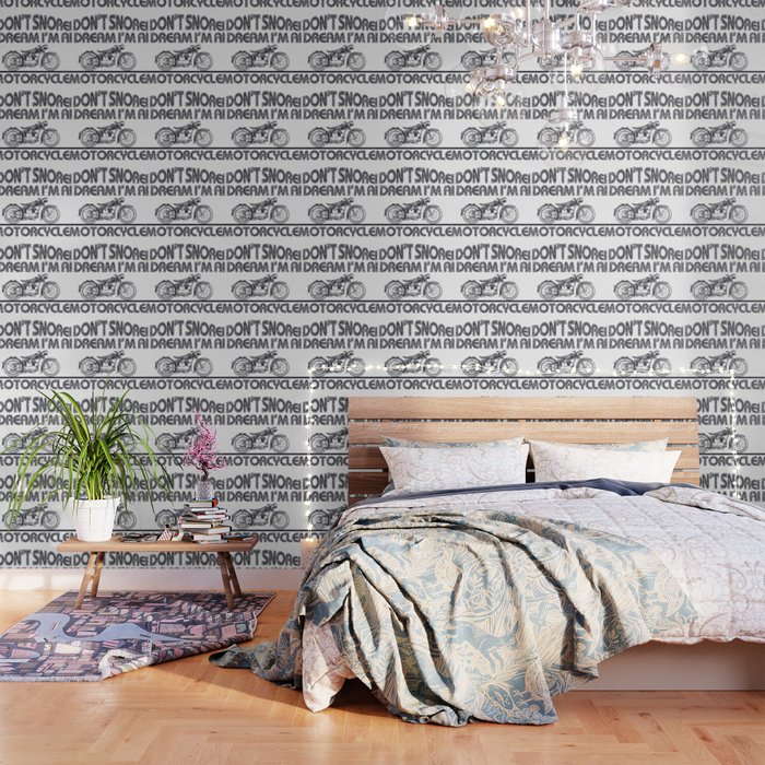 Motorcyclist I Don T Snore Dream I M A Motorcycle Biker Wallpaper By Kanigdesigns Society6