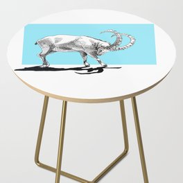 Ibex Blue Side Table