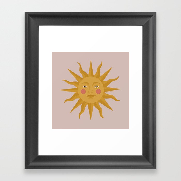 Sun Framed Art Print
