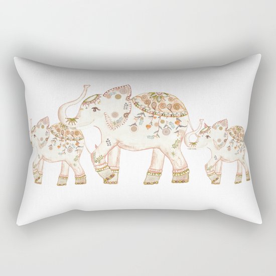 ALHAMBRA ELEPHANT GREY by Monika Strigel Rectangular Pillow