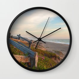 Pt. Reyes Beach Evening  Wall Clock