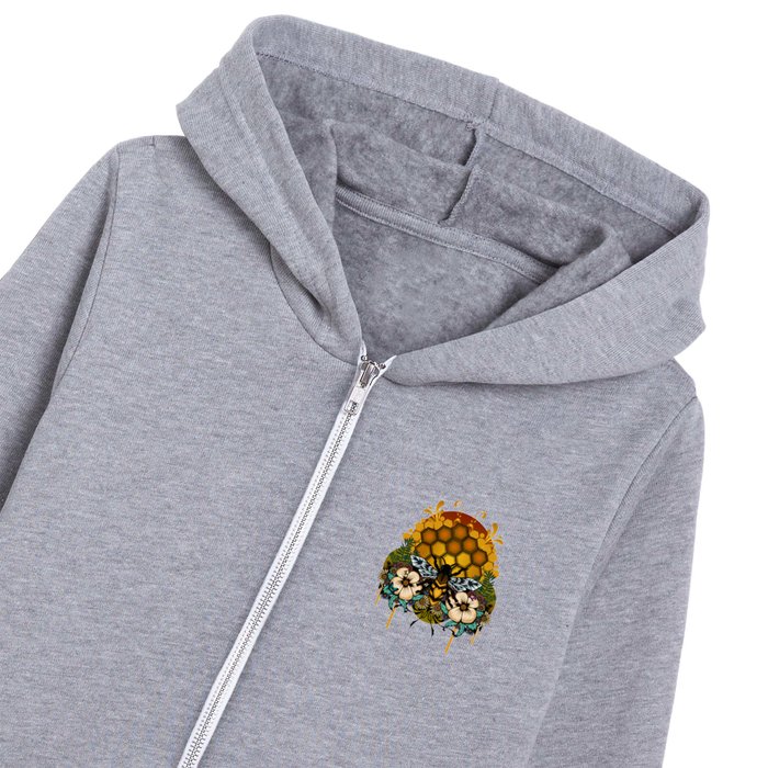 Queen Of Bees Kids Zip Hoodie