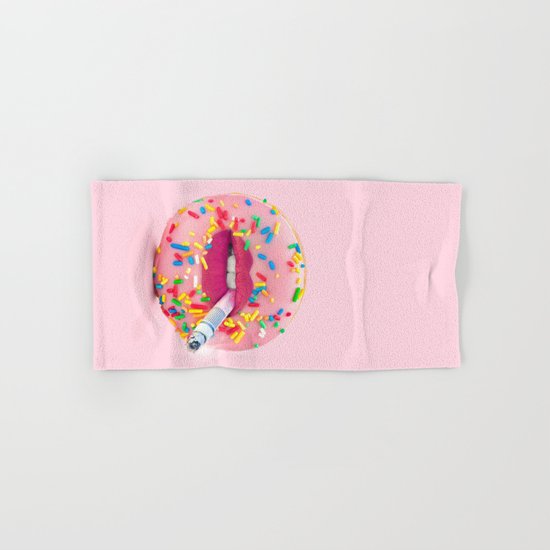 DO NUT SMOKE Hand & Bath Towel