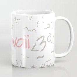 Super Cute Kawaii Emoji Pattern Coffee Mug