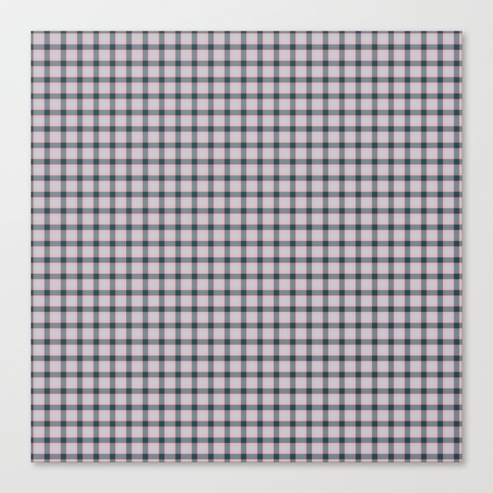 Lavender Blue And Grey Buffalo Plaid,Lavender Blue And Grey Check,Lavender Blue And Grey Gingham Check,Lavender Blue And Grey Tartan,Lavender Blue And Grey Pattern, Canvas Print