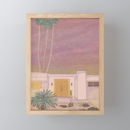 Palm Springs.  Framed Mini Art Print
