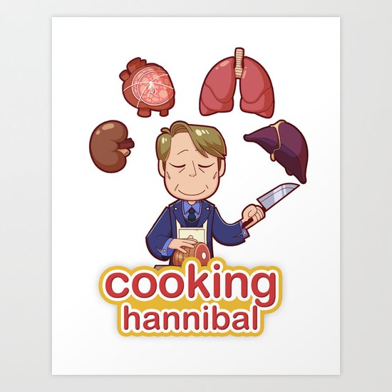 Cooking Hannibal Art Print