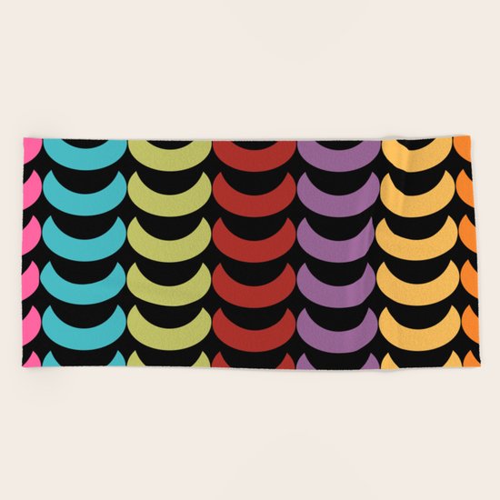 Seamless Geometric Pattern VI Beach Towel