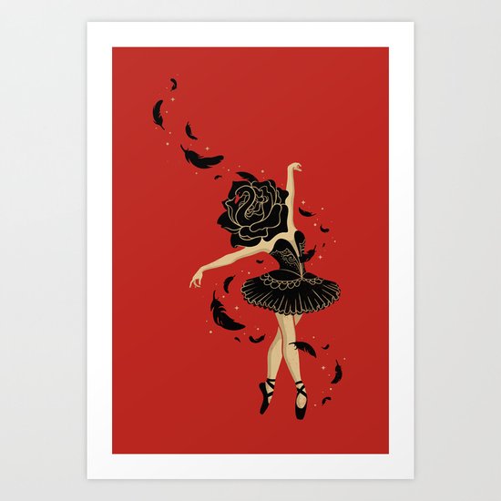 Black Swan Art Print