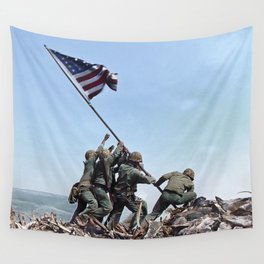 Iwo Jima Color Wall Tapestry