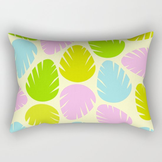 Colorful spring leaves Rectangular Pillow