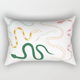 Green SNAKE Rectangular Pillow