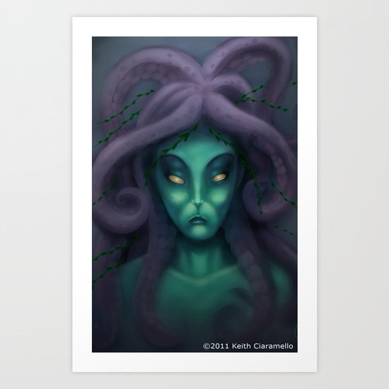 Queen Neptune Art Print
