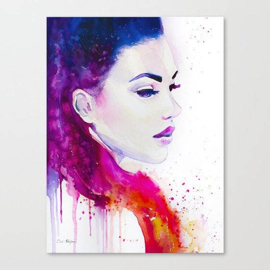 Color illusions Canvas Print