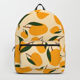 Mango Summer Fruit Pattern Backpack | Mango, Graphicdesign, Tropical, Tropicalpattern, Summer, Tropicalvibes, Mangopattern, Vegan, Homedecor, Mangoes 