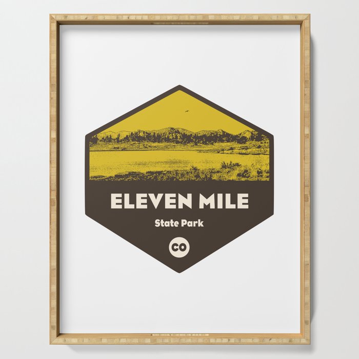 Eleven Mile State Park Colorado Serving Tray