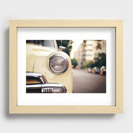 The car Recessed Framed Print