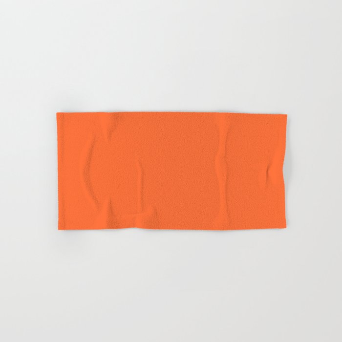 Bright Orange Hand & Bath Towel