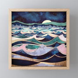 Moonlit Ocean Framed Mini Art Print