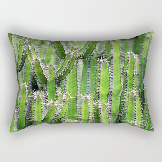 cactus illusion 4 Rectangular Pillow