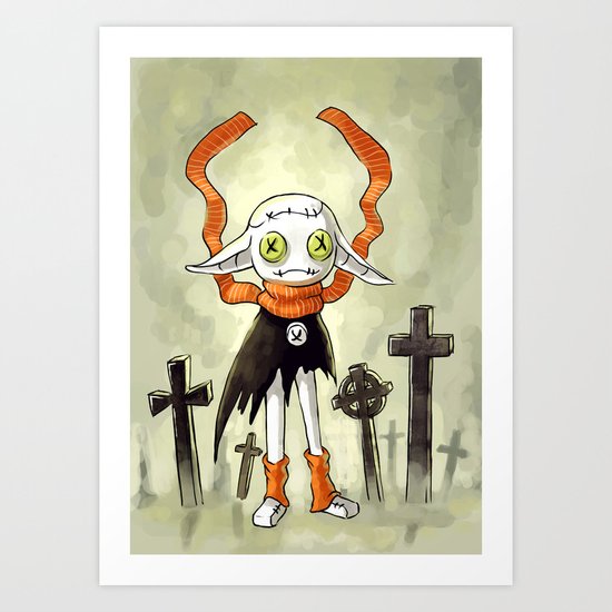 Rag Doll 2 Art Print