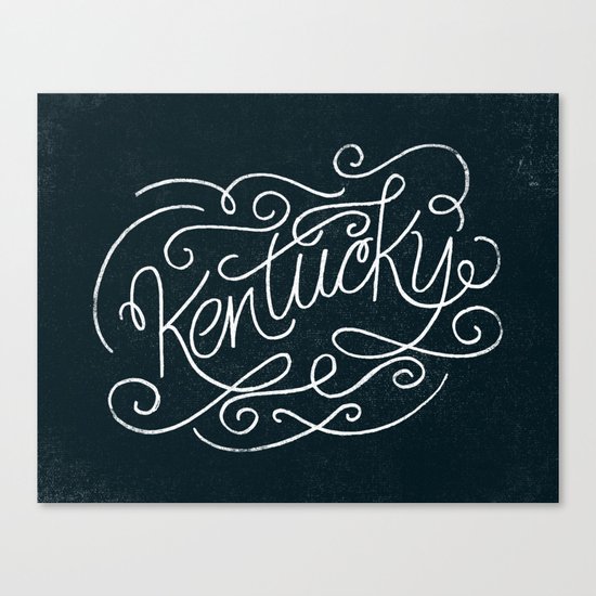 KENTUCKY Canvas Print