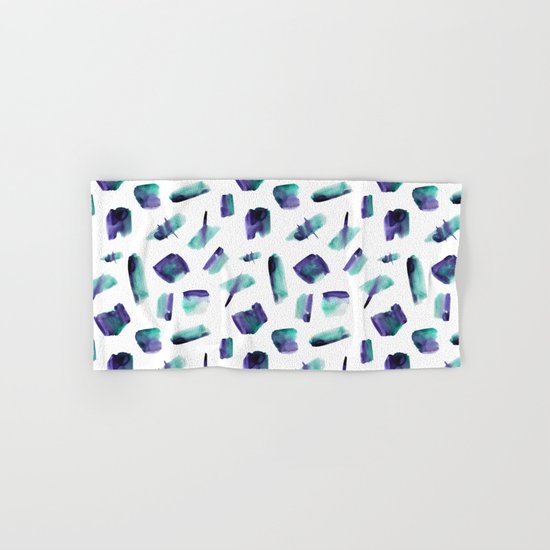 Zero gravity || abstract watercolor Hand & Bath Towel