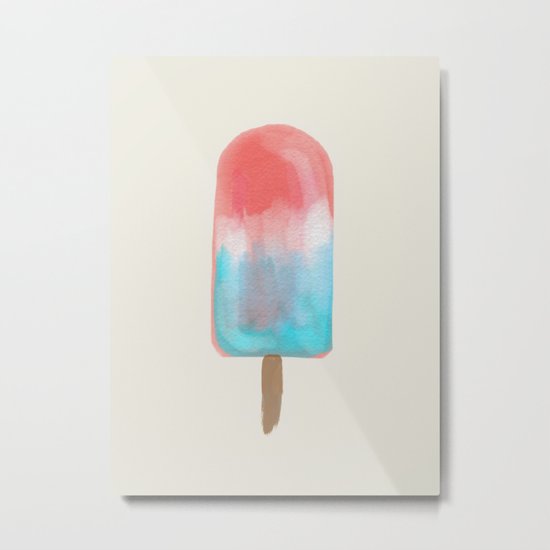 A Colorful Popsicle Metal Print