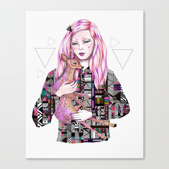 EMBRACE by Kris Tate and Ola Liola Canvas Print
