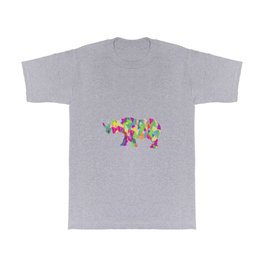 Abstract Rhino T Shirt