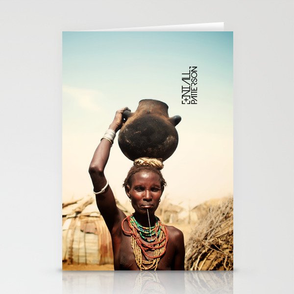 omo valley tribal woman  Stationery Cards