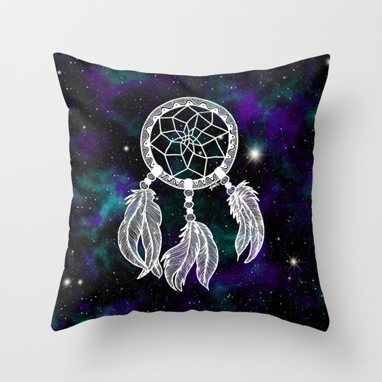 galaxy dream catcher dreamcatcher throw pillow home decor