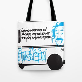 Albert Einstein - Streetwise Seniors Tote Bag