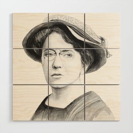 Emma Goldman Wood Wall Art