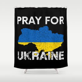 Pray For Ukraine Shower Curtain