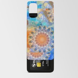 Three Bright Suns Abstract Colorful Art Android Card Case