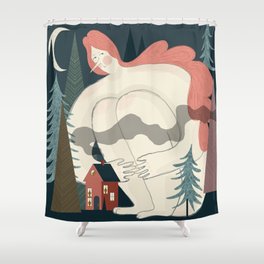 Giant H Shower Curtain