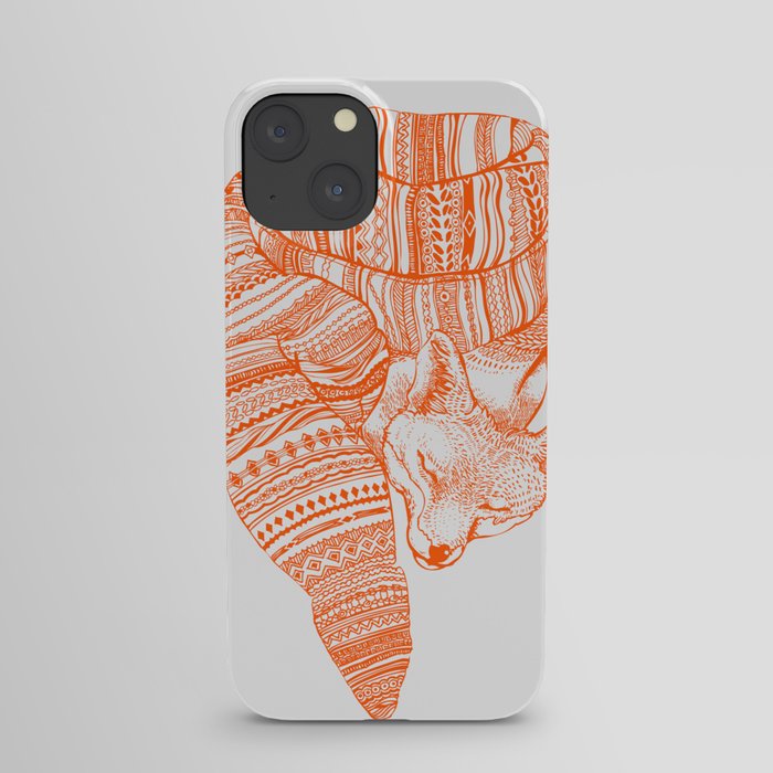 FOX IN THE SNOW iPhone Case
