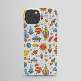 Outer space cosmos pattern iPhone Case