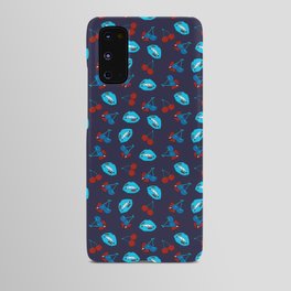 Cherry Lips love blue Android Case