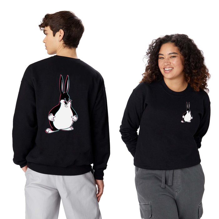 Big Chungus Neon Crewneck Sweatshirt by TurtleLip Society6
