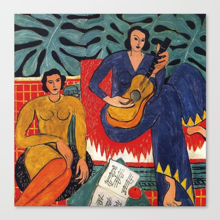 The Music (La Musique) 1939 By Henri Matisse Canvas Print